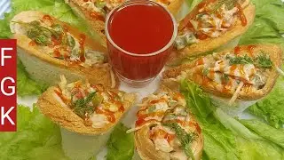 So Delicious Unique And Different Bread Recipe || Amazing Recipe For Your Guestsby[FGK]