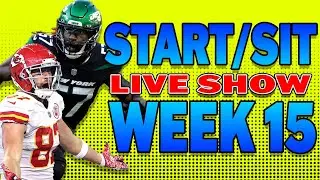 Week 15 Start/Sit Live Show - IDP + Offense to Dominate Fantasy Football Playoffs 2022