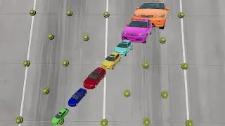 Big & Small Cars vs Land Mine | BeamNG.Drive