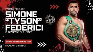 🥊 SIMONE “TYSON” FEDERICI TORNA SUL RING! | DIRETTA LIVE DTT CH 244 – Fighters Life TV