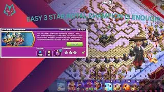 Royal champion is enough for this challenge? 3 STAR SKY HIGH SHOWDOWN @Noob_Master2099