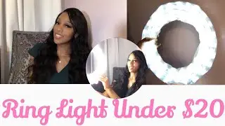 DIY RING LIGHT | HOW TO MAKE A RING LIGHT UNDER $20 ✨💋