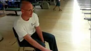 WHEELCHAIR BOWLING AID for HANDICAP BOWLERS