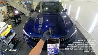 Modesta BC04 liquid glass coating installed on BMW X5