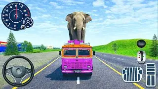 Farm Animal Truck Transport Simulator - Offroad Village Cargo Driving Game - Android GamePlay #2