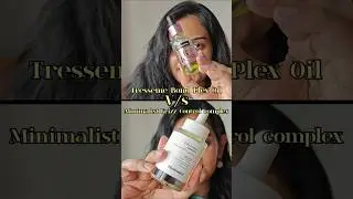 Tresemme Hair Serum or Minimalist Hair Serum? Which works better? #haircare #hairserum #shorts #hair