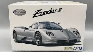 Unboxing Aoshima Pagani Zonda C12 + Photo Etch Set