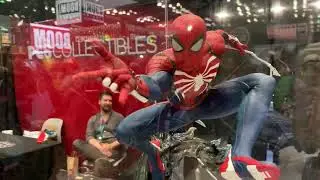 #NYCC PCS COLLECTIBLES PS4 SPIDER-MAN STATUE!