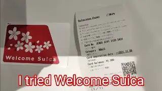 I use Welcome Suica from Narita  airport 2nd 3nd terminal to 1st terminal by train. 2021.10.10 Sun