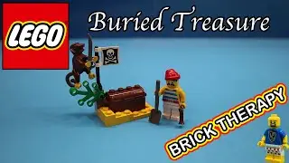 Vintage LEGO Pirates set 6235, Buried Treasure - Build and Review