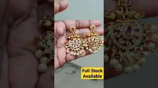 CZ Earrings|one gram gold Jewellery|#shorts #Shorts #earrings #cz #jewellery #hyndavirao|2021