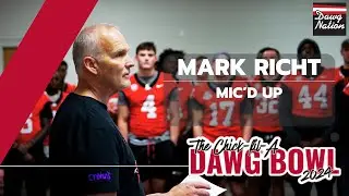 Mark Richt Mic'd Up at the Chick-fil-A Dawg Bowl