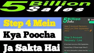 5 Billion Sales New Update || Step 4 || Kyc || 5 Billion Sale || 5billionsales.com || Today Latest