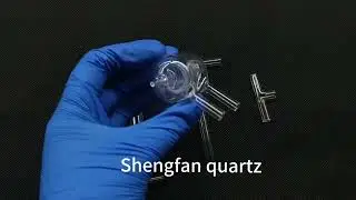 Fused Silicon Science Lab Glassware Quartz Graham Condenser 99.9% SiO2 Content Anti Corrosion
