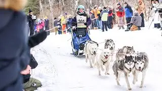 Four Frekings Race in the Beargrease 120 Sled Dog Race