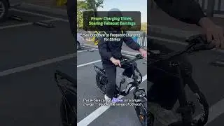 Fewer Charging Times Soaring Takeout Earnings #chamrider #ebike #courierlife
