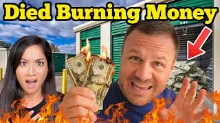 DRUG DEALER BURNING MONEY IN STORAGE UNIT