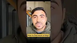 How to Find JOB in ITALY 🇮🇹 #italyjobs #shorts #shortsvideo #reels #italy