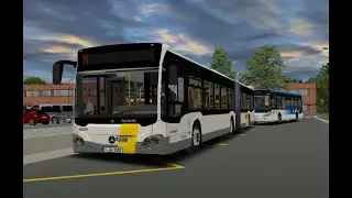 Driving in OMSI 2 | Mercedes-Benz Citaro O530G C2 Hybrid | Saint-Servan 14 CFA - Montfort Coëdic