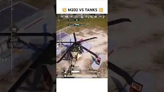 M202 VS TANKS 💥 #pubgmobile #payload #fighterjet #shorts