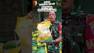 penyaluran beras murah di koramil 15 bungatan #shorts #fyp #berasbulog #sobatbabinsatniad