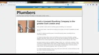 Plumbers in East London