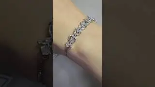2024 Silver Leaf Bracelet Bangle &ndash; Elegant Adjustable Women&rsquo;s Jewelry