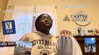 HOW TOS: HIGHSCHOOL EDITION (job shadows, fly ins, summer & college prep programs)