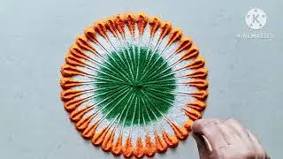 Independence Day Special  3 Easy Rangoli/Flag Colour Rangoli/Latest Rangoli Design 2025