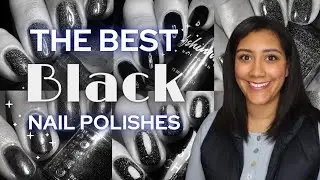 My Top 10 Black Nail Polishes │ Polish with Rae