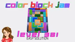 Color Block Jam Level 381 Easy Solution Walkthrough