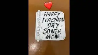 Devarsh Gift to his favourite teacher ❤️