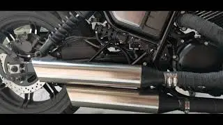 Sound Benelli Keeway 250fi V-twin custom exhaust