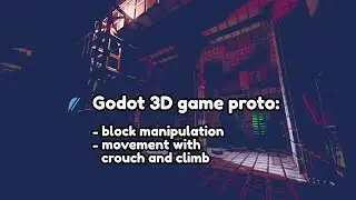 Godot game prototype: blocks and movement!