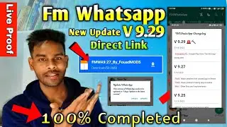 Fm whatsapp update telugu/ fm whatsapp v 9.35 update/ pavan Raj Tech/ fm whatsapp update 2022 / fm