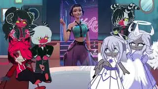 Hazbin Hotel Angels react to rumi | kpop demon hunters | Lucifer | Gacha life 2