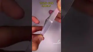 EFEITO COM CARTAS DE BARALHO ##tricks #truques #magia #curiosidades