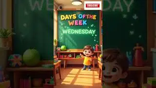 Sunday Monday tuesday.....days name. Days of week. Weekdays name. easy learn.#shortsfeed #kidsvideo