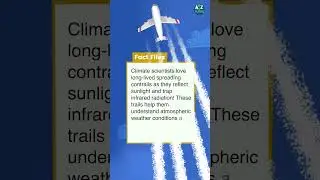 ☁️✈️ What Are Those White Lines Behind Planes? | Vapour Trails Explained! | #Contrails #planefacts