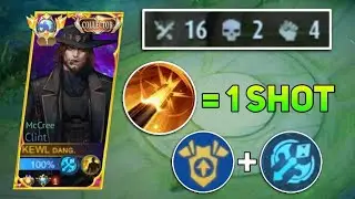 16 KILLS! CLINT SKILL PASSIVE = 1 SHOT DELETE!! THEY THINK I'M USING CHEAT!!