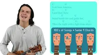God Bless America | Easy Ukulele Tutorial & Cover (129)