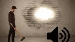 Pico destruyendo pared  Efecto de sonido