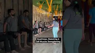 Quadriceps, Hamstrings & Calf Muscles Strengthening ​⁠| Yoga Teacher Training Course @yogatute
