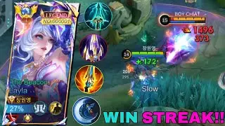 TOP 1 GLOBAL LAYLA NEW META FIGHTER EMBLEM IS HERE!!🤯🔥 ( 100% ONE SHOT ) - LAYLA BEST BUILD 2026!🔥