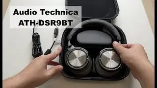 Audio Technica ATH-DSR9BT Wireless Over-Ear Headphones Unboxing