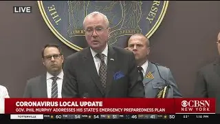 Coronavirus Update: New Jersey Governor, Health Officials Share Emergency Plan