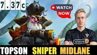 🤯 TOPSON [SNIPER] MID 7.37c- DOTA 2 HIGHEST MMR MATCH #dota2  #dota2gameplay  #topson