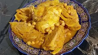 مرقة بالحمص و الكرم على طريقة ناس تلمسان 👑🇩🇿 بنة روعة 👌