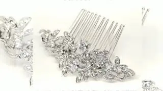 Elegant Rhinestone Design Bridal Hair Comb - 