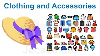 Emoji Meanings Part 33 - Clothing and Accessories | English Vocabulary